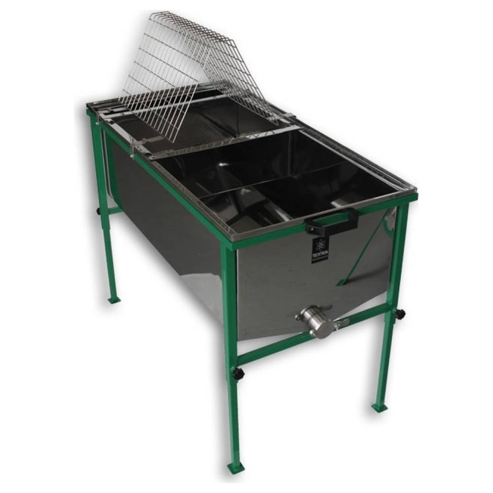 Стол для распечатывания сот конусный с краном